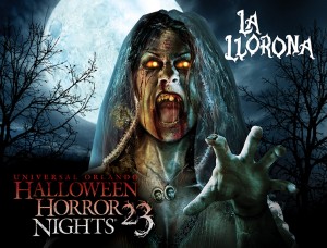 Guests will come face to face with the 500-year old legend that has haunted millions of people in Latin America for generations, as the popular Mexican legend La Llorona comes to life as a haunted house at Universal Orlando Resort's Halloween Horror Nights 23.  On select nights from Sept. 20 to Nov. 2, guests’ worst nightmares will be unleashed as evil takes root at Universal Orlando’s Halloween Horror Nights 23. Universal Orlando’s award-winning Halloween Horror Nights event transforms Universal Studios Florida into a realm of movie-quality haunted houses, incredible live shows and streets filled with hundreds of horrifying “scareactors.” © 2013 Universal Orlando Resort. All rights reserved.