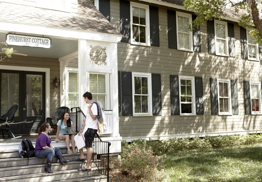 CAMPUS COMMUNITY Students of different majors have the chance to share ideas that can change the community. This is a part of the Pinehurst organization’s mission statement.