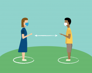 Social Distance Graphic